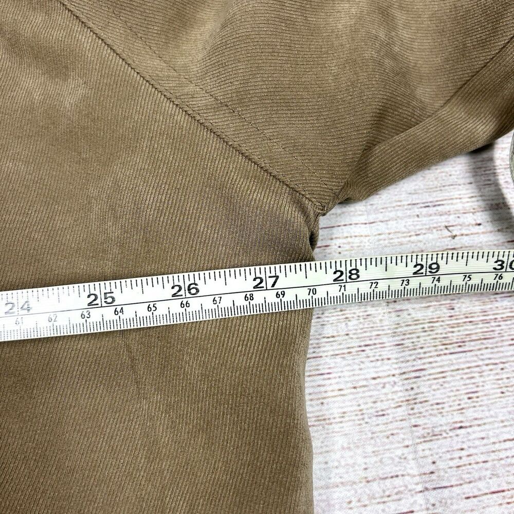 Vintage 90s Paris Las Vegas Suede Tan Full Zipper Jacket Mens Size XL Polyester - Picture 11 of 12